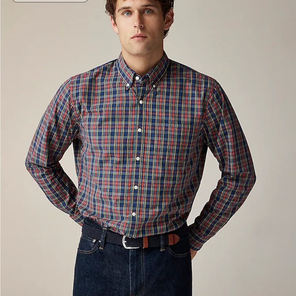 Men's Multicolor Plaid Shirt